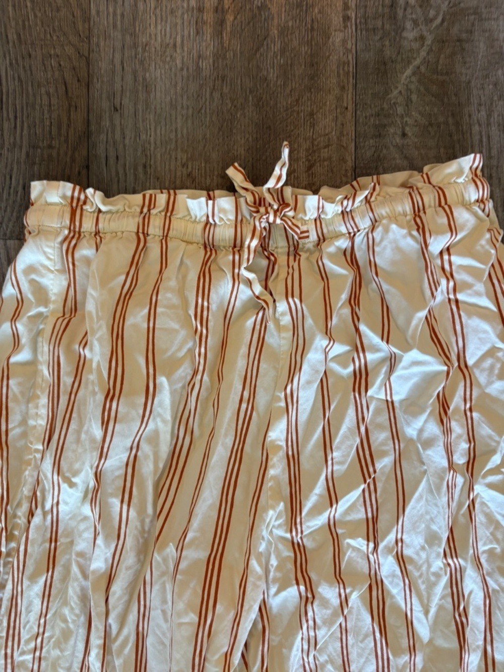 NEIWAI Cotton Matching Pajama Set Button Down Shirt + Drawstring Bottoms Small - Picture 6 of 13